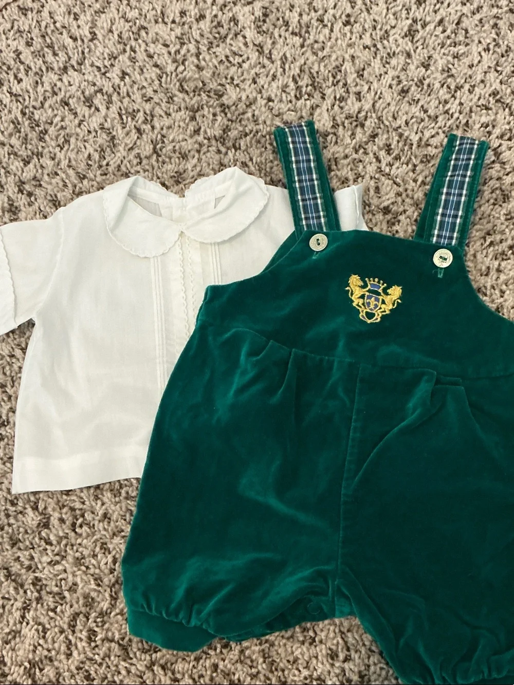 Bundle of 6-9 mo baby boy outfits, sleepers